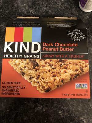 Dark chocolate peanut butter bar - 0602652184185