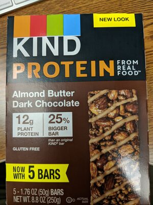 Almond butter dark chocolate bars - 0602652276927