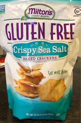 Gluten Free Crispy Sea Salt Baked Crackers - 0606541801023