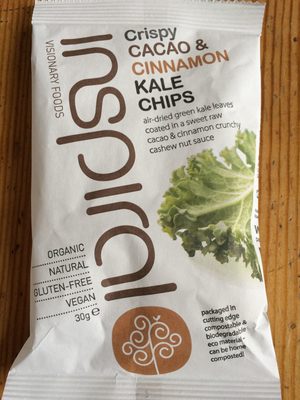 Crispy cacao & cinnamon kale chips - 0609613844409