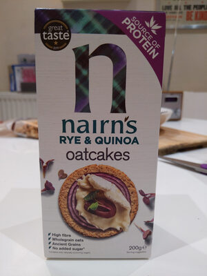 Nairn's Rye and Quinoa Oatcakes - 0612322000851