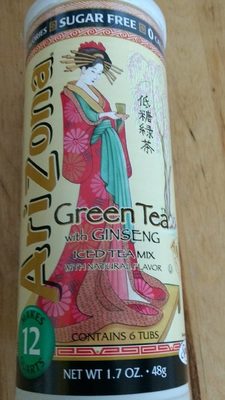Iced tea mix Green Tea with Ginseng Sugar Free - 0613008723811