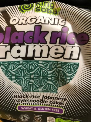 Black rice ramen - 0619286609137