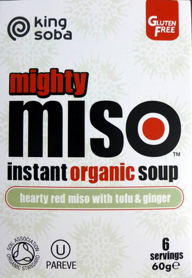 Mighty miso instant organic soup - 0619286803009