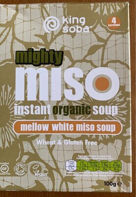 Mighty Miso mellow white miso soup - 0619286808004