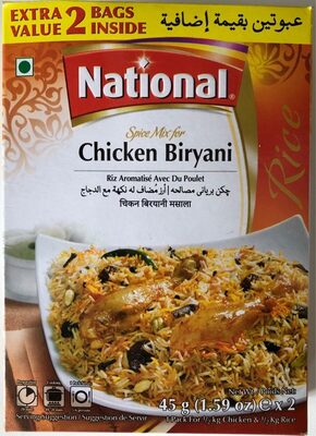 Spice mix for Chicken Biryani - 0620514009278
