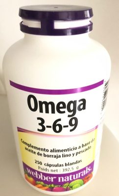 Webber Naturals omega 3-6-9 - 0625273030020