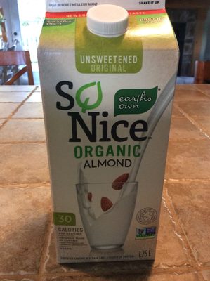 So Nice Almond Unsweet Org Fresh - 0626027087819