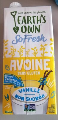 Lait d'avoine vanille sans gluten - 0626027814040