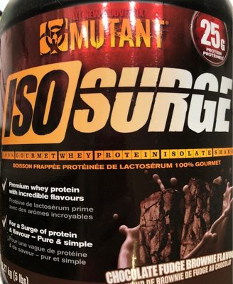 Mutant Iso Surge 2.27KG Chocolate Fudge Brownie - 0627933024103