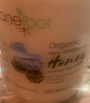 Oneroot Organic Raw Honey - 0628055436010