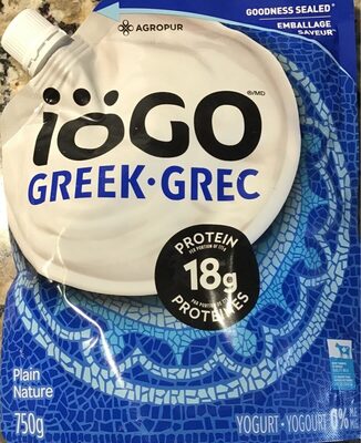 Greek Yogurt Plain 0% M. F. - 0629025442109