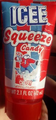 Icee, squeeze candy, blue raspberry - 0632365122181