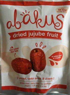 Abakus Dried Pitted Jujube Fruit - 40G - 0634158600920