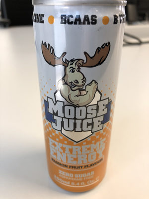 Moose Juice Extreme Energy Passion Fruit - 0634158734168