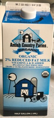 2% Reduced Fat Milk - 0635732202981