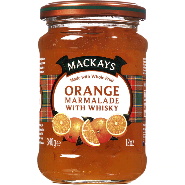 Mackays Orange marmalade with Whisky - 0637793000957
