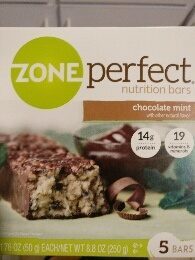 Zone perfect, nutrition bars, chocolate mint - 0638102204752