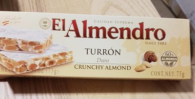 El Almendro Turron Crunchy Almond, Snack Pack - 0638564872988