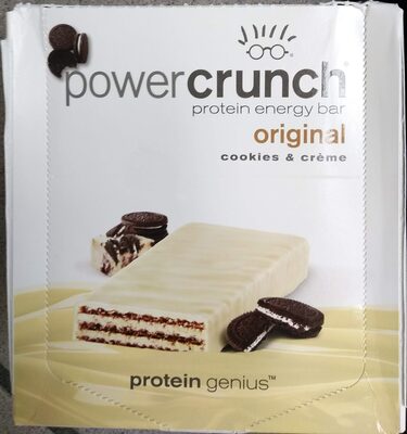Original cookies & creme protein energy bar - 0644225722226