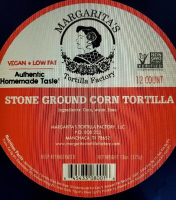Stone Ground Corn Tortilla - 0645433080016