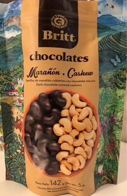 Dark Chocolate Covered Gourmet Cashew Nuts - 0645860001967