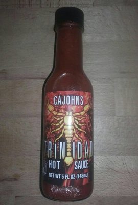 Cajohn's Trinidad scorpion hot sauce - 0647293002368