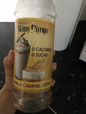 Skinny Syrups Vanilla Caramel Crème - 0653341648402