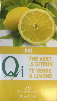 The Vert Qi Chine Citron 25 Infu. Bio - 0653783000318