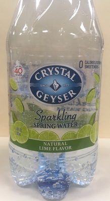 Lime sparkling spring water, lime - 0654871180042