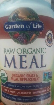 Raw organic meal - 0658010116046