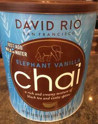 Elephant vanilla Chai - 0658564857778