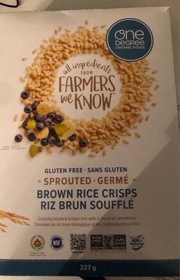 Brown rice crisps - 0675625304019