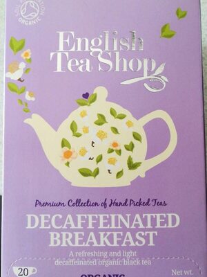 English tea Shop, Decaffeinated Breakfast, organic - 0680275034469