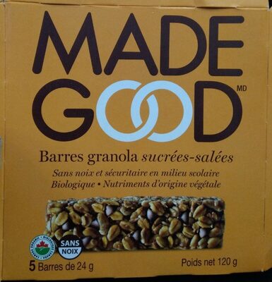 Barres granola sucrées salées - 0687456213354