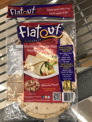 Multigrain with flax flatbread, multigrain with flax - 0688339923940