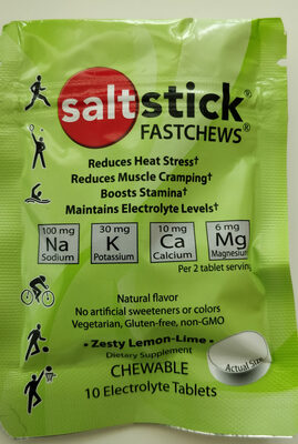 fastchews zesty lemon lime - 0689076677110