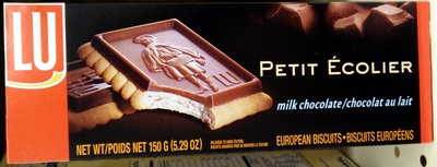 Lu petit ecolier cookies milk chocolate 1x5.29 oz - 0694990083640