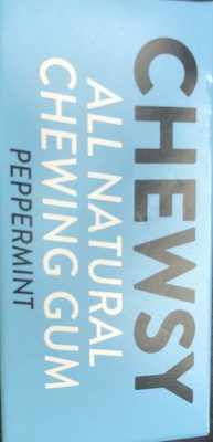 All natural chewing gum peppermint - 0700115979863