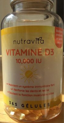Vitamine D3 10,000 iu - 0713179312590