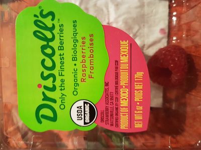 Driscoll's Organic Raspberries - 0715756100040