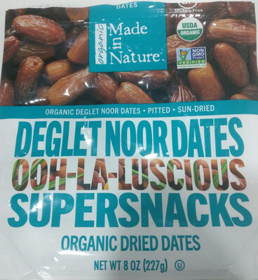 Organic Dried Dates - 0720379505318