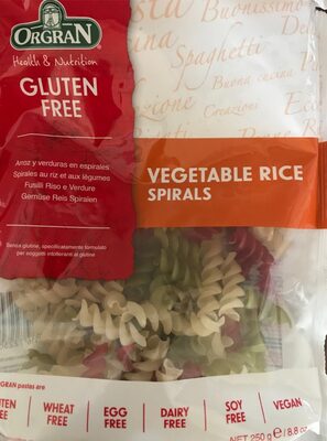 Vegetable rice spirals - 0720516722301