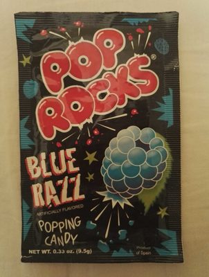 Pop Rocks Blue Razz Popping Candy - 0721874011083