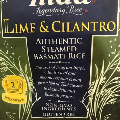 Lime & coriander authentic steamed basmati rice - 0725299930592