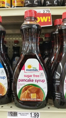 My essentials, sugar free pancake syrup - 0725439115827