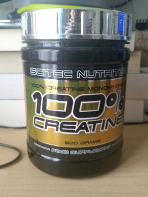 100% créatine monohydrate - 0728633105724