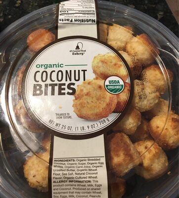 Organic coconut bites - 0731216104380