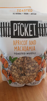 apricot and macadamia toasted muesli - 0735850133089