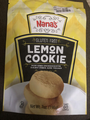 Lemon Cookie, gluten free - 0743105000406